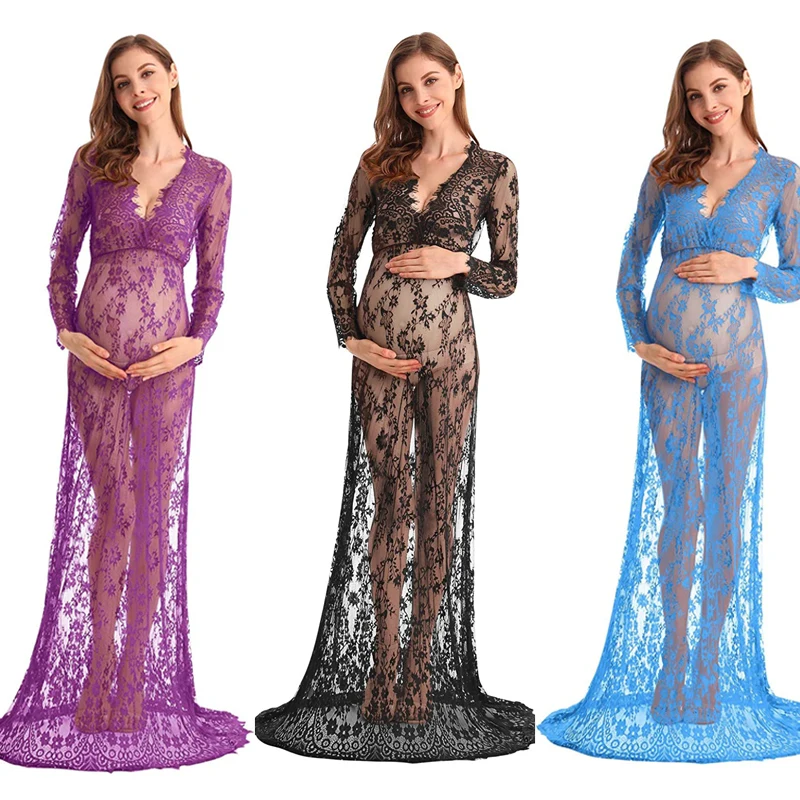 maternity elegant v-neck stitching mesh gown pink dress Off the Shoulder Rhinestone Beaded Prom Dresses Elegant Fitted Formal Military Dresses APD3421 main image 0
