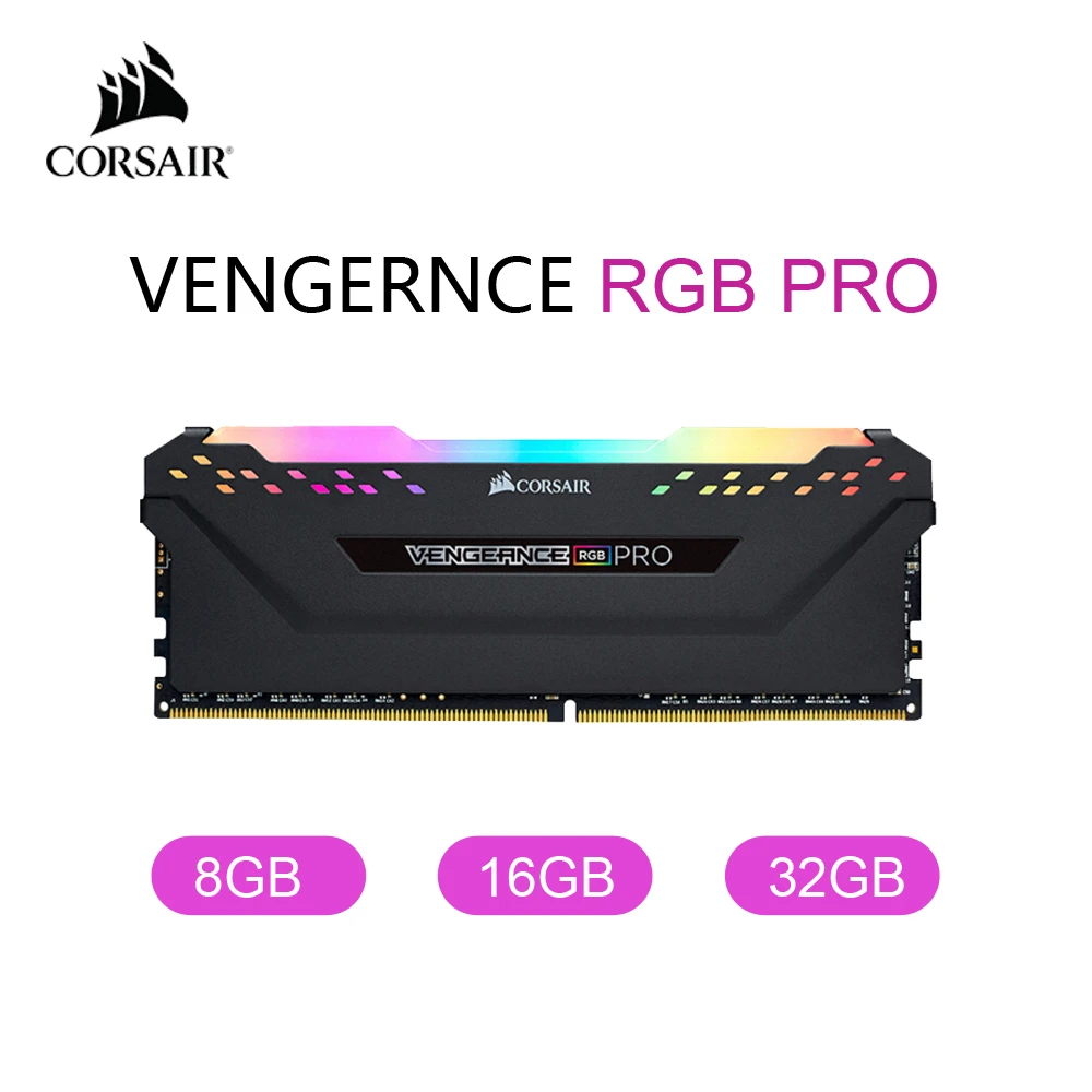 純正通販 CORSAIR DDR4-3000MHz デスクトップPC用 メモリ VENGEANCE RGB PRO シリーズ 256GB 32GB×  スマホ、タブレット、パソコン