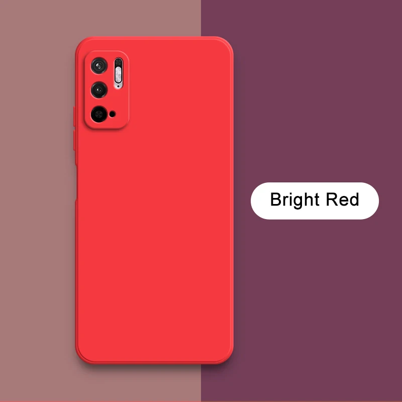 Original Square Liquid Shockproof Soft Silicone Phone Case