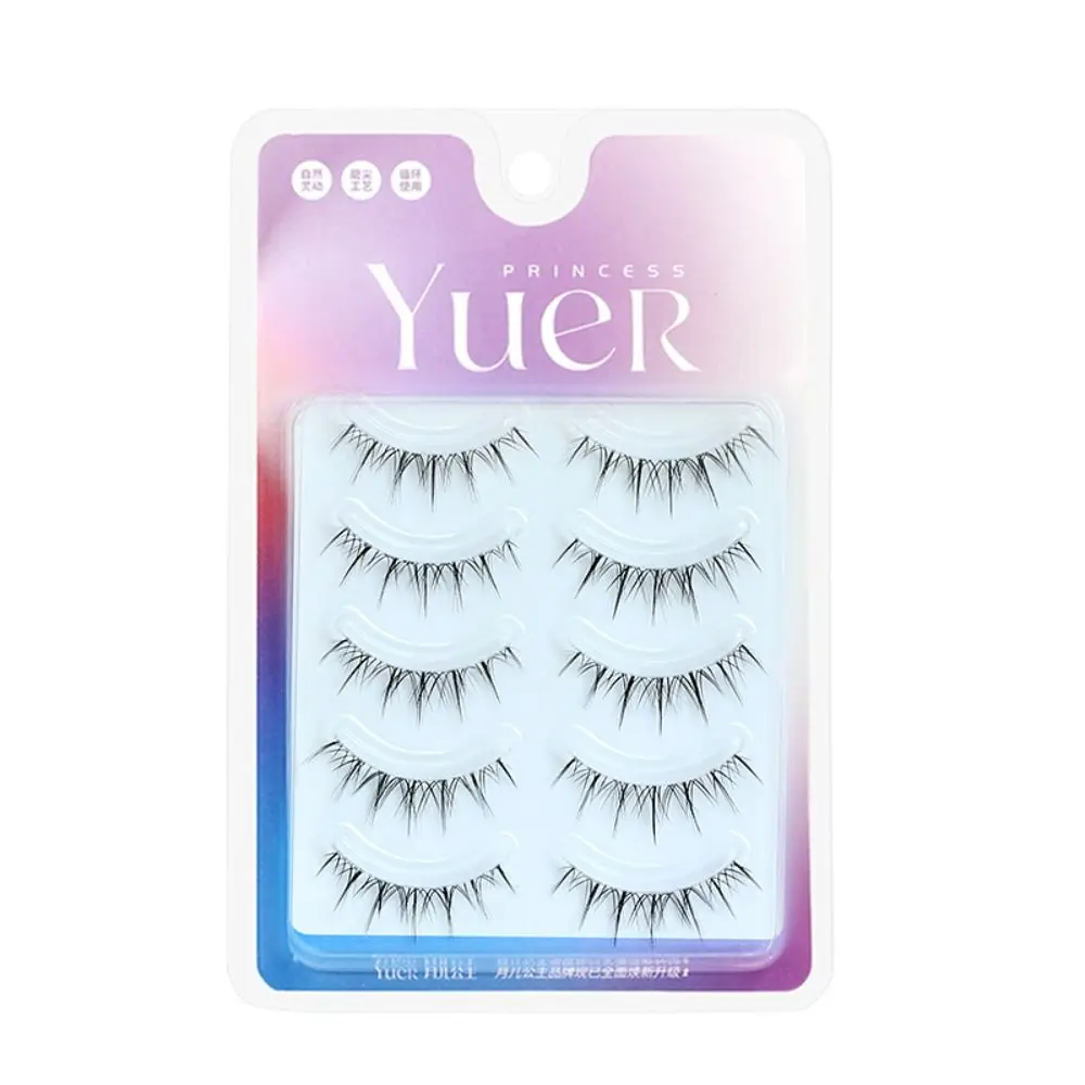 

10Pairs Lower Eyelashes Design Fluffly Fashion and Natural Lower Eyelash Handmade Clear Band Manga Bottom Lashes Makeup Tools