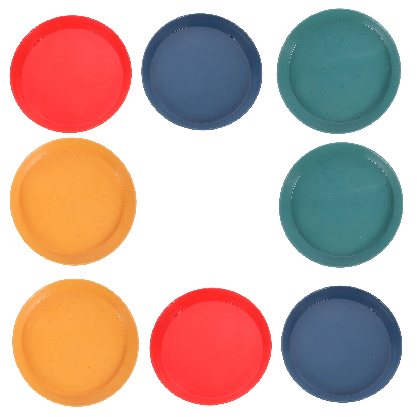 

8Pcs Kitten Shallow Feeding Bowl Cat Food Dish Cat Feeding Bowls Wide Pet Food Plate