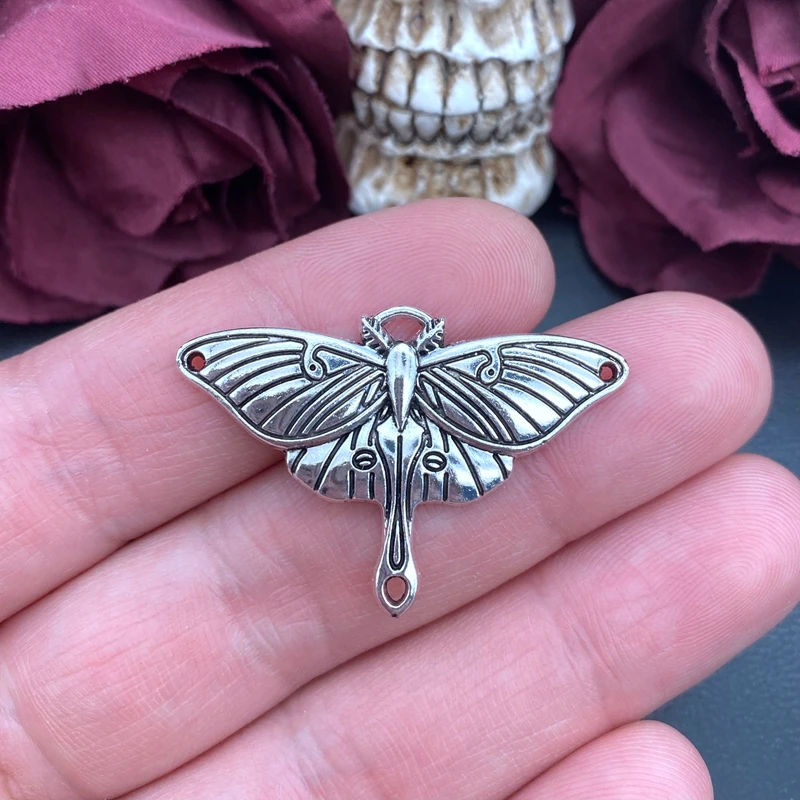 4 Stücke 27*40mm Antik Silber Farbe Tod Motte Charms Anhänger Designer Charms Fit Schmuck Machen DIY Schmuck Erkenntnisse
