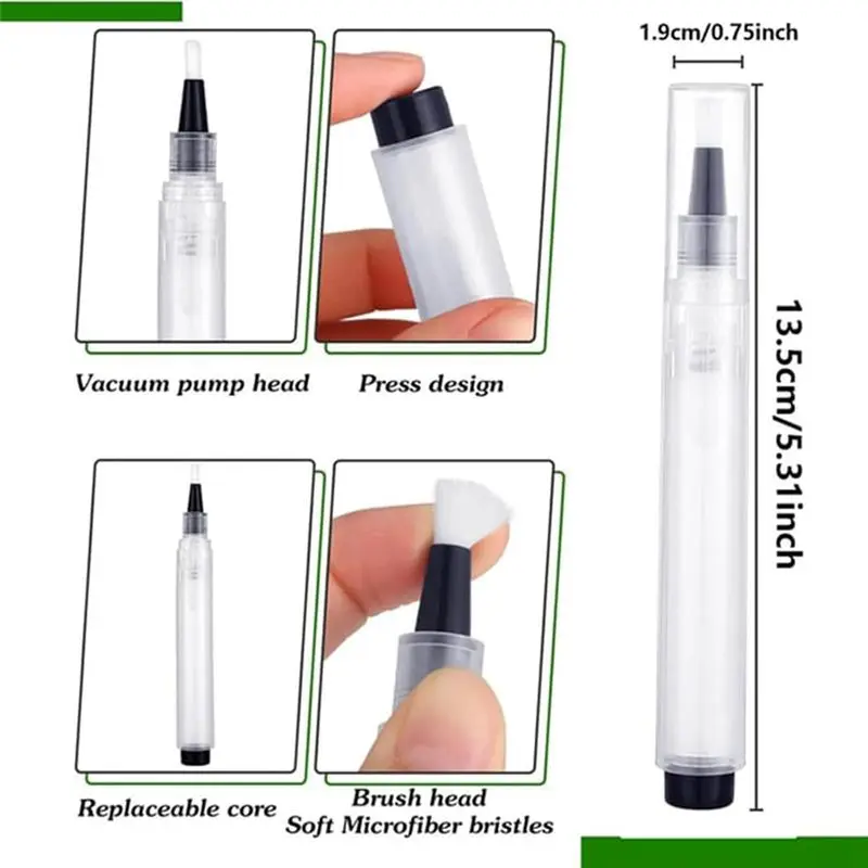 AEE6-필러블 터치업 페인트 펜 브러쉬, 가정 수리용 6Ml 다기능 펜(6개)