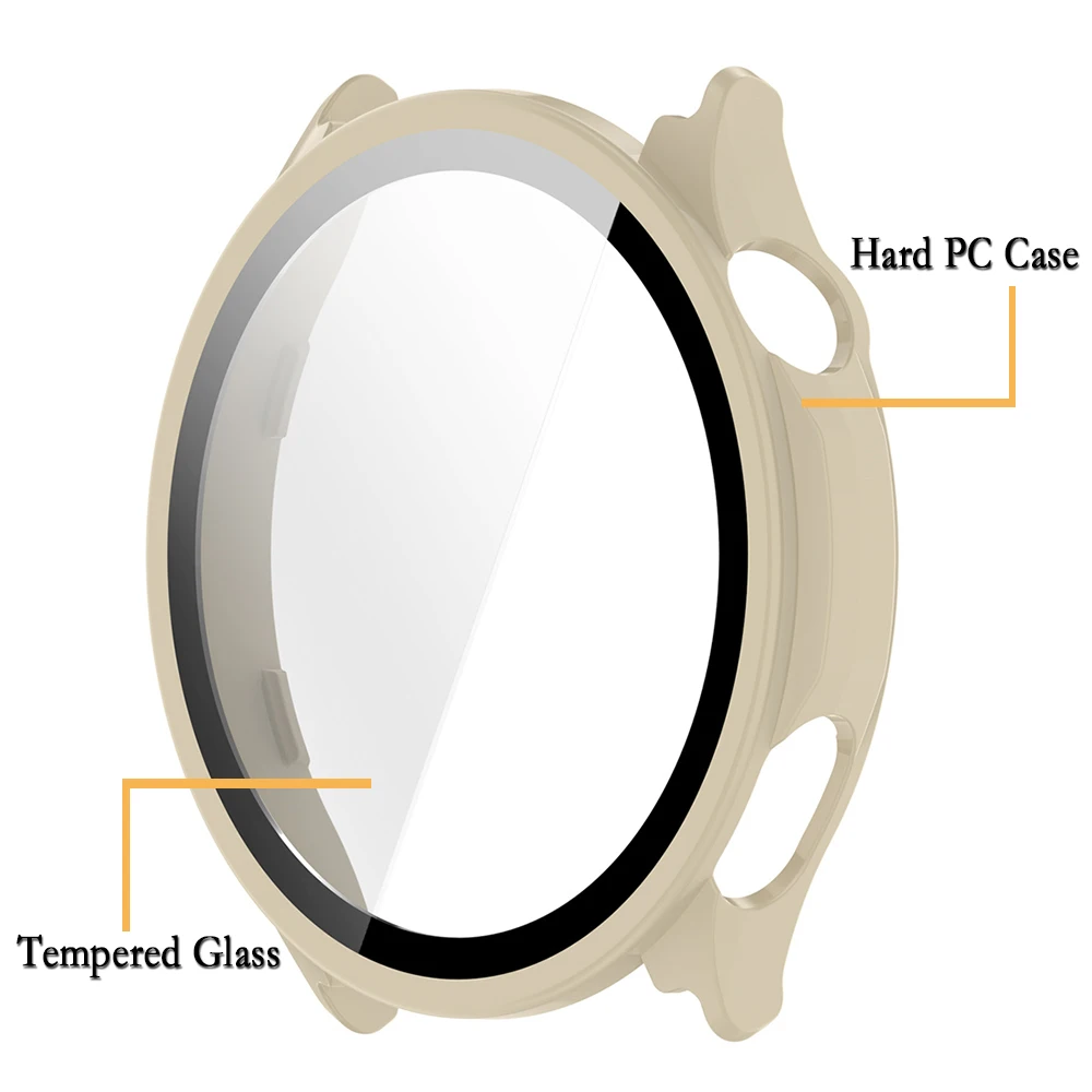 2-in-1 Protective Case with Tempered Glass