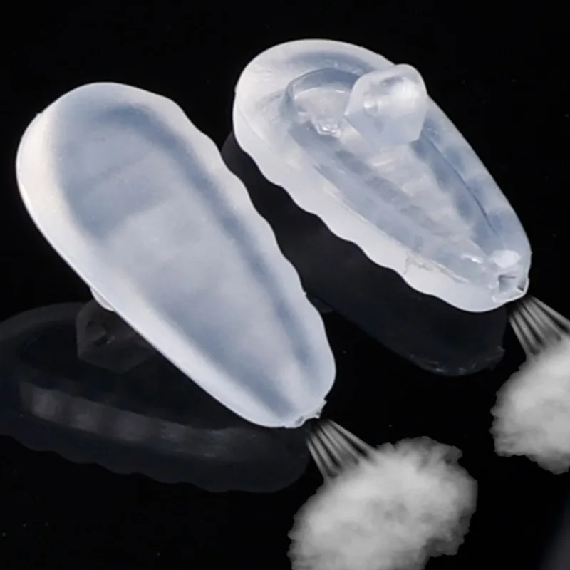 Glasses Nose Pad Parts Set Silicone Transparent Eyeglasses Kit