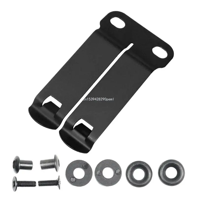 

Universal Metal Belt Clip with Mounting Hardware for Holsters, Sheaths, Cellphone Case, Money Clips