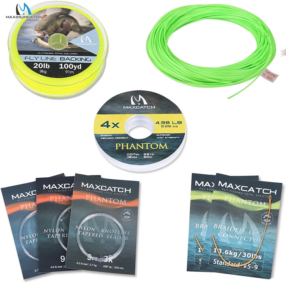 Aventik Float Fly Line Backing Leaders Tippet Combo