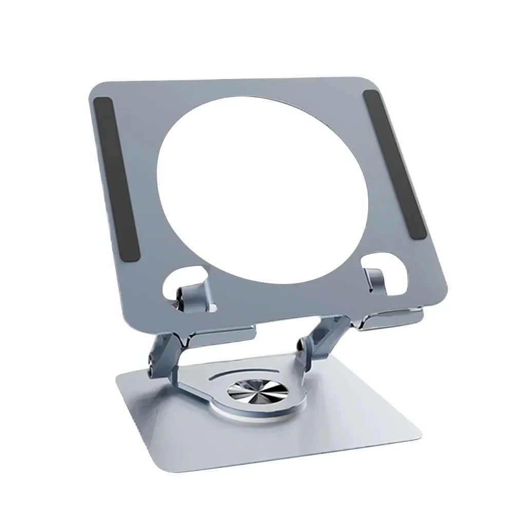 360 Rotation Foldable Cooling Bracket Support Tablet Holder Hollowed Adjustable Height for 4-13Inch Phone Tablet iPad Desk Stand