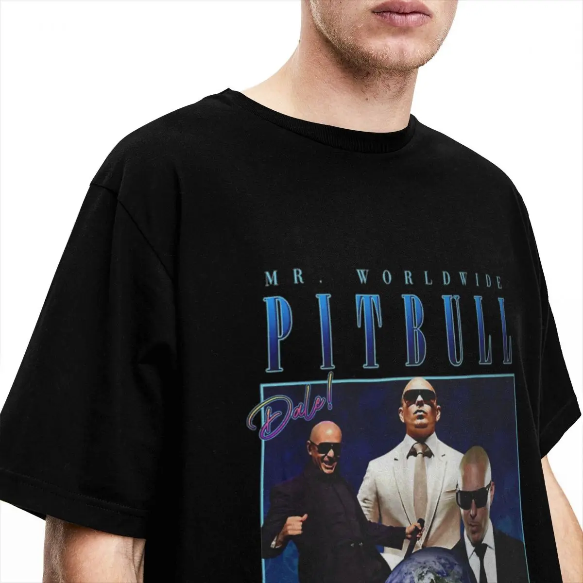 Haikyuu T Shirt Mr. Worldwide Pitbull 100 Cotton T Shirts Music Album Hippie Tshirt for Adult Summer Y2K Short Sleeve Clothing 4