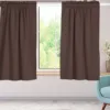 Kitchen Window Curtains Thermal Insulated Short Curtain for Bedroom Living Room Home Decor Window Top Small Drapes Cortinas 2