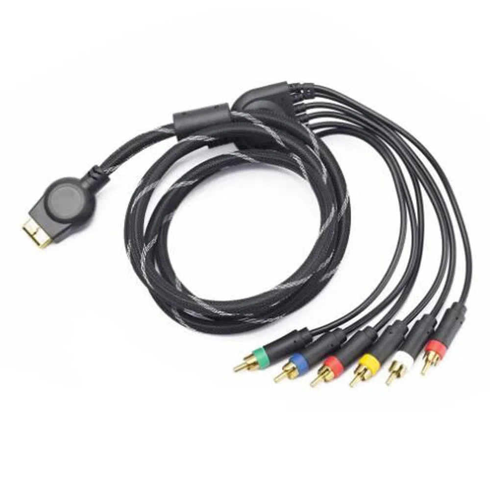 

5 шт. высококачественный компонентный кабель для Playstion 3 для PS3 6RCA, компонентный аудио-видео AV-кабель, линейный кабель, аксессуары для игр