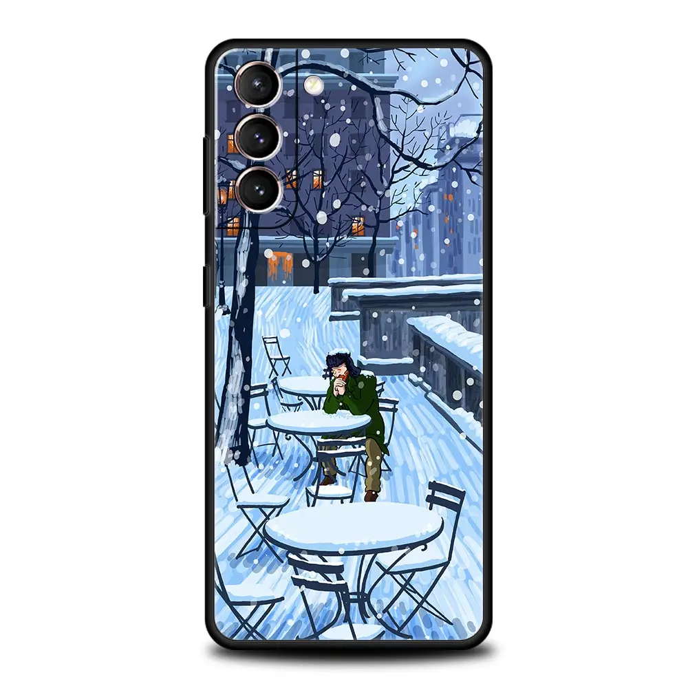 Retro Van Gogh Oil Painting Soft Silicone Phone Case