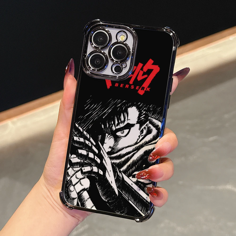 Berserk Guts Hot Anime Transparent Phone Case