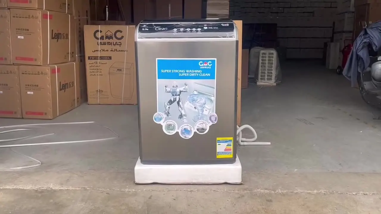 13.5kg Automatic Top Loading Stainless Steel Tub Washing Machine with Dryer for Home 6