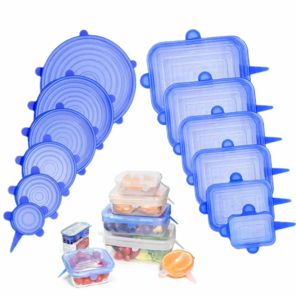 Silicone Stretch Lids – Reusable Food Seal Covers