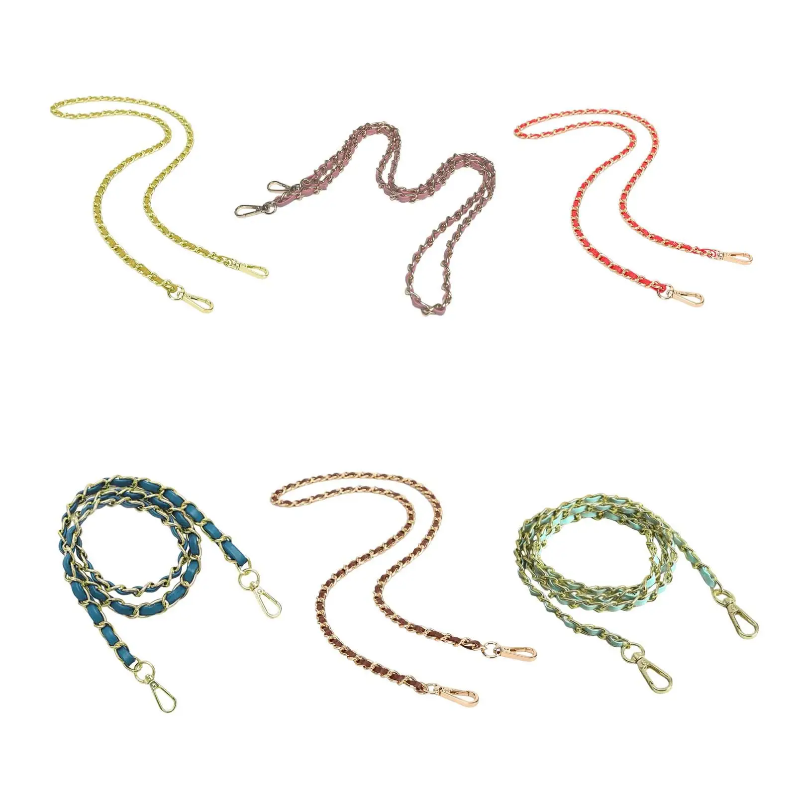 

Chain Strap Aluminum Alloy and PU Leather for Purse Shoulder Bag