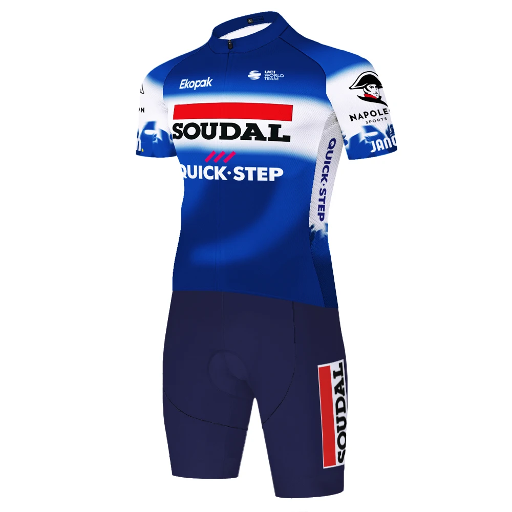 quick step cycling skinsuit Cycling Clothing triathlon one piece Bodysuit roupa ciclismo Bike Clothing tenue cycliste homme