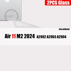 Pack of 2 Clear Tempered Glass Screen Protectors (Air 11 2024 M2)