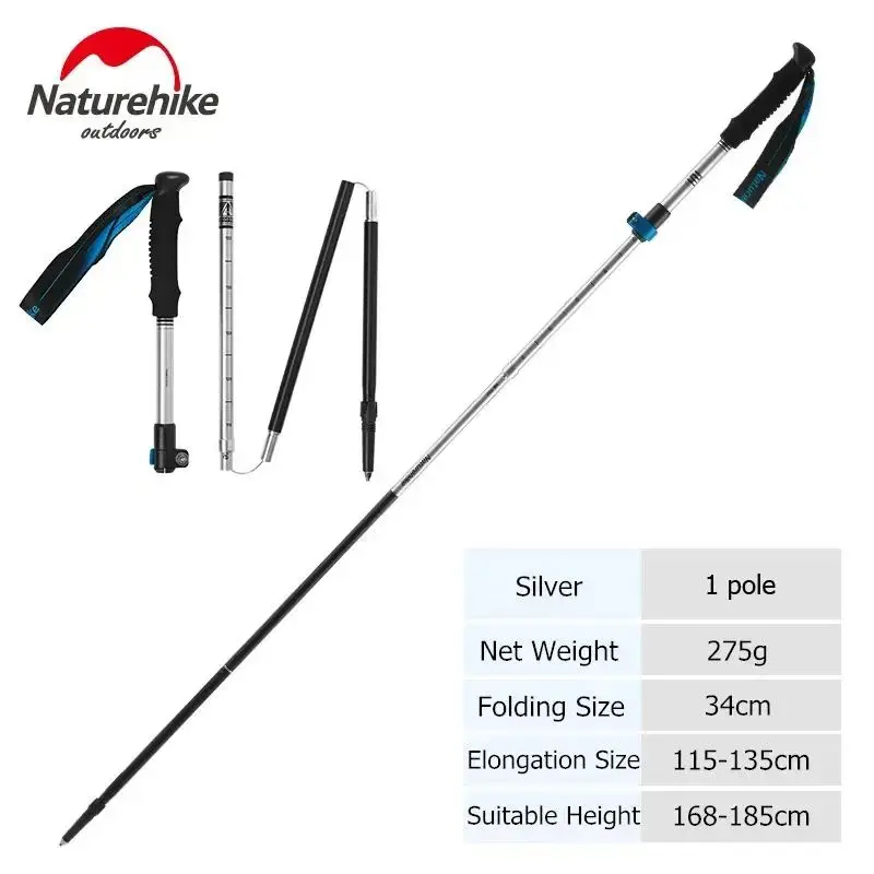 Naturehike Aluminum Foldable Telescopic Trekking and Walking Poles