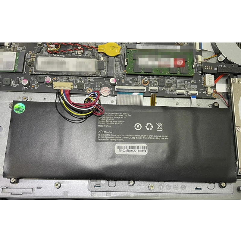 Genuíno Mx56 Bateria do Portátil 11.55v 46.2wh 4000mah para Szyiyun Hipaa s3 s5 s8 Pinchun Suxi P30 t3 t1 Iru M15x Computador Portátil - Imagem 5