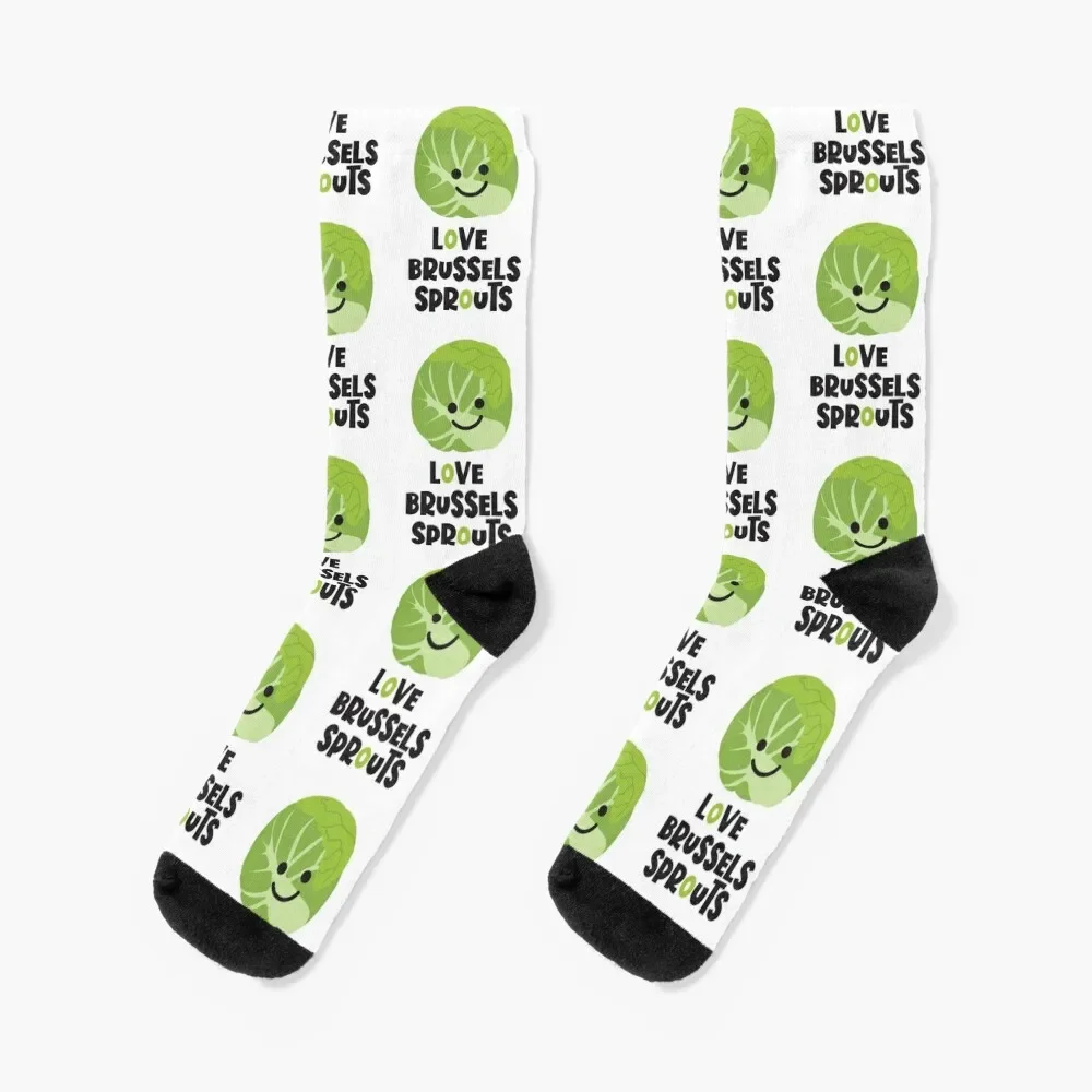 

Love the Brussels Sprouts Socks ankle floral Luxury Woman Socks Men's
