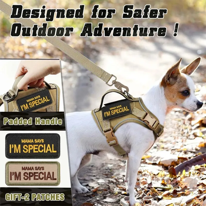 Tactical Small Dog Harness Vest 6