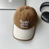 Customized Logo Contrast Color Embroidered Baseball Hat Snapback Caps with Name Customized Hats Korean Style Couple Hat 3