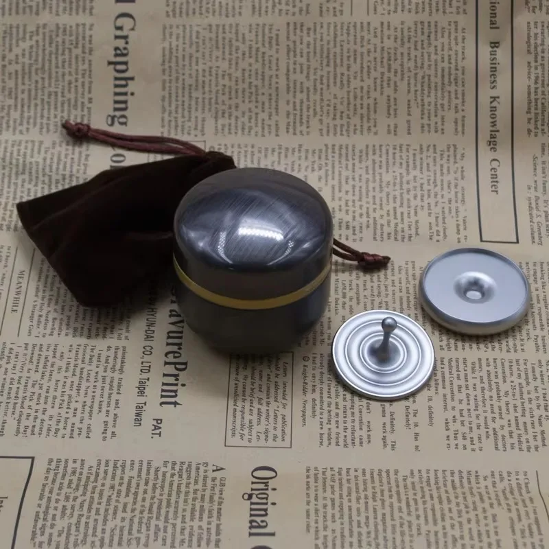 Stress Reliever Toys Water Drop Hand Spinning Top Metal Desktop Magic Fusion Decoration Desktop Gyro Children Adults Office Men
