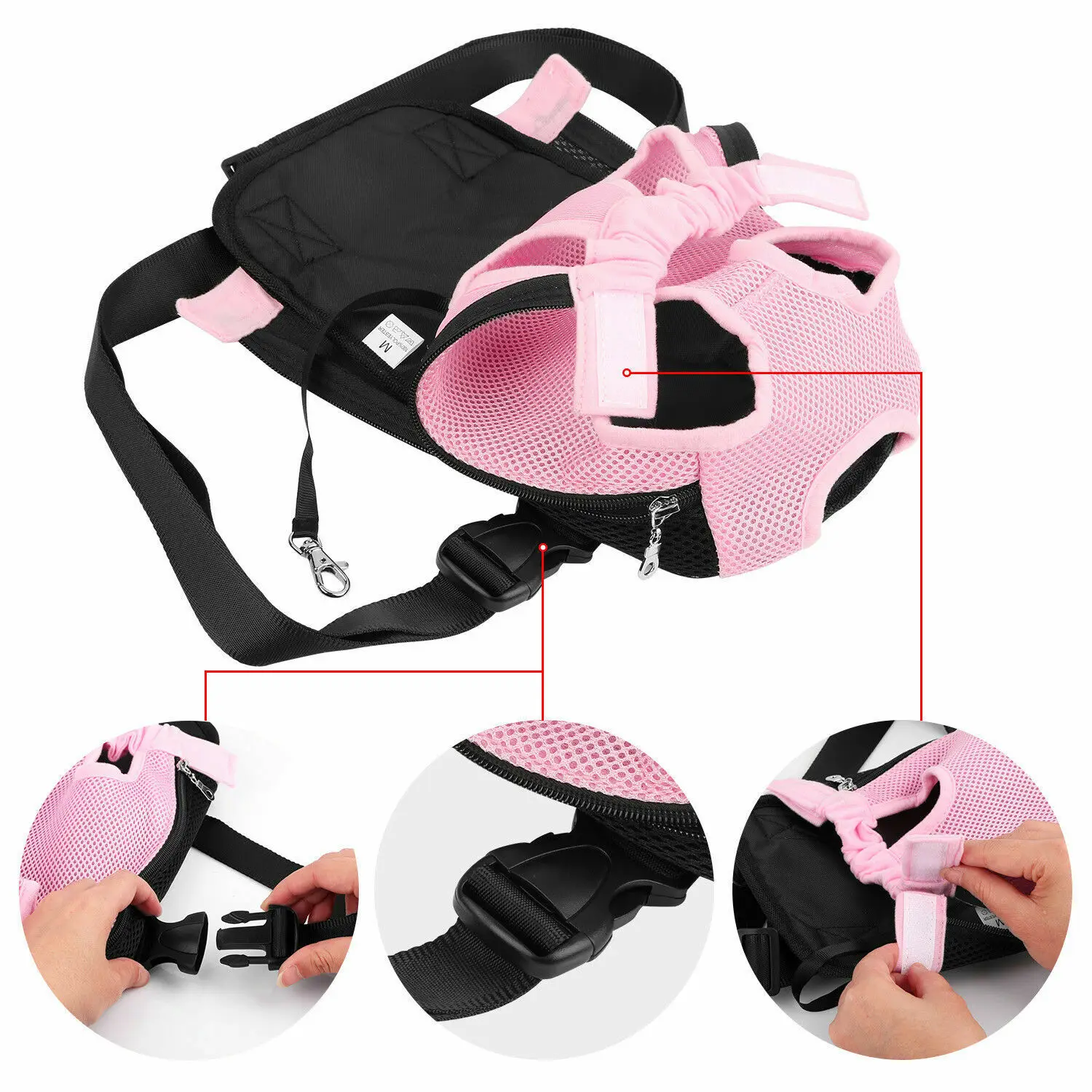 Pet Backpack Mesh Pet Backpack Carrier for Small Dogs Cat Travel Transport Chat Pet Conveyors Breathable Shoulders Bag Carrying Front Bag