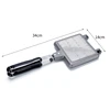 1 PCS Hot Dog Toaster Press Sandwich Maker Toaster For Kitchen And Camping Baking Tray 6