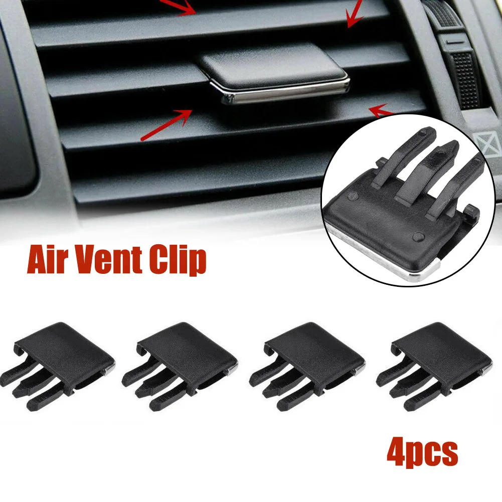 4pcs Car Vehicle Air Vent Clip Plastics Conditioning Vent Louvre Blade ...