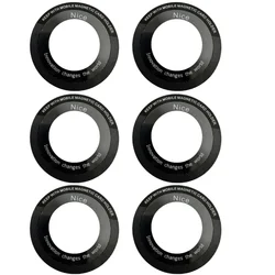 Magnetic Metal Ring for Wireless Charging and Car Mount Compatibility (6 pcs)