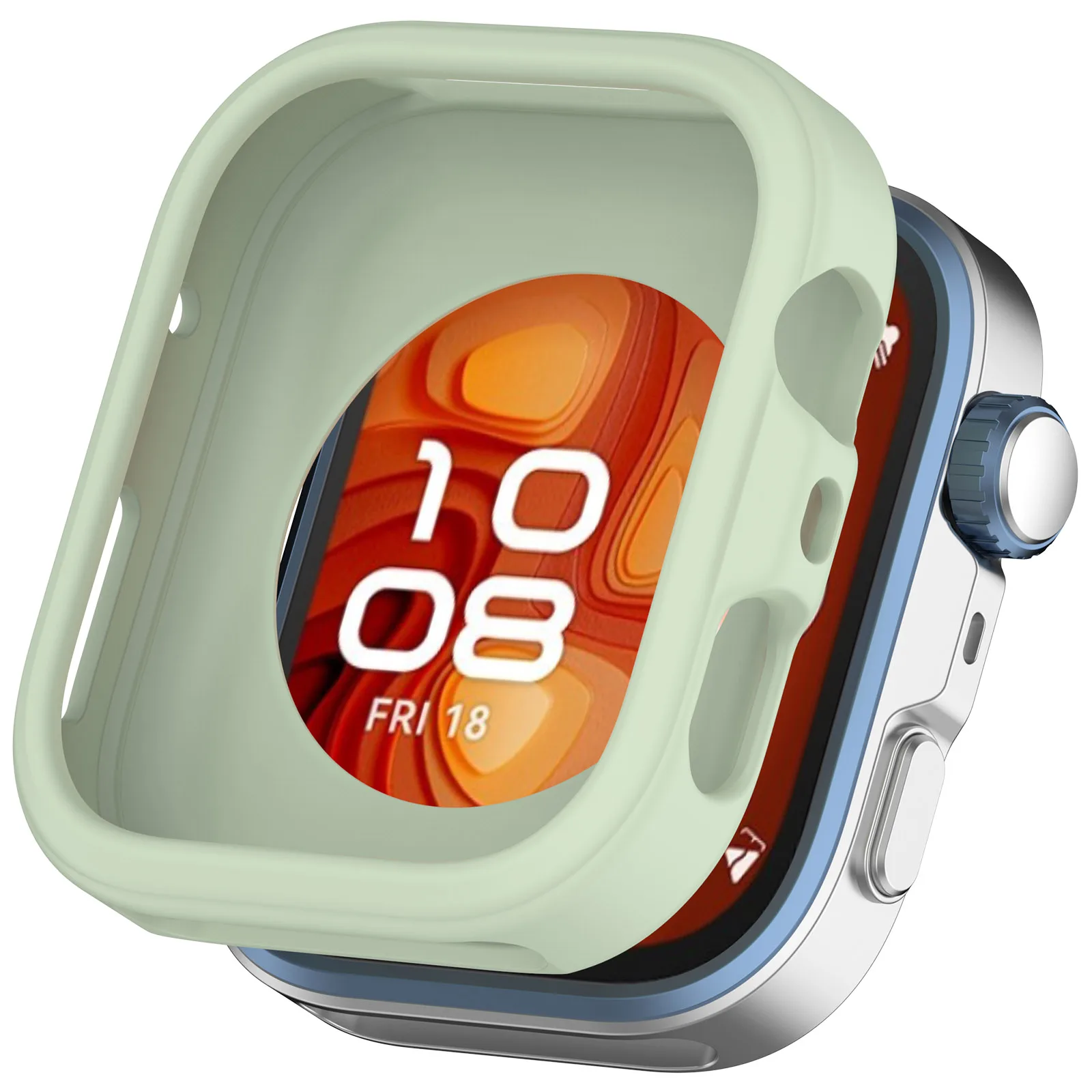 Premium Soft Silicone Protective Case for Smartwatch Screen Protection