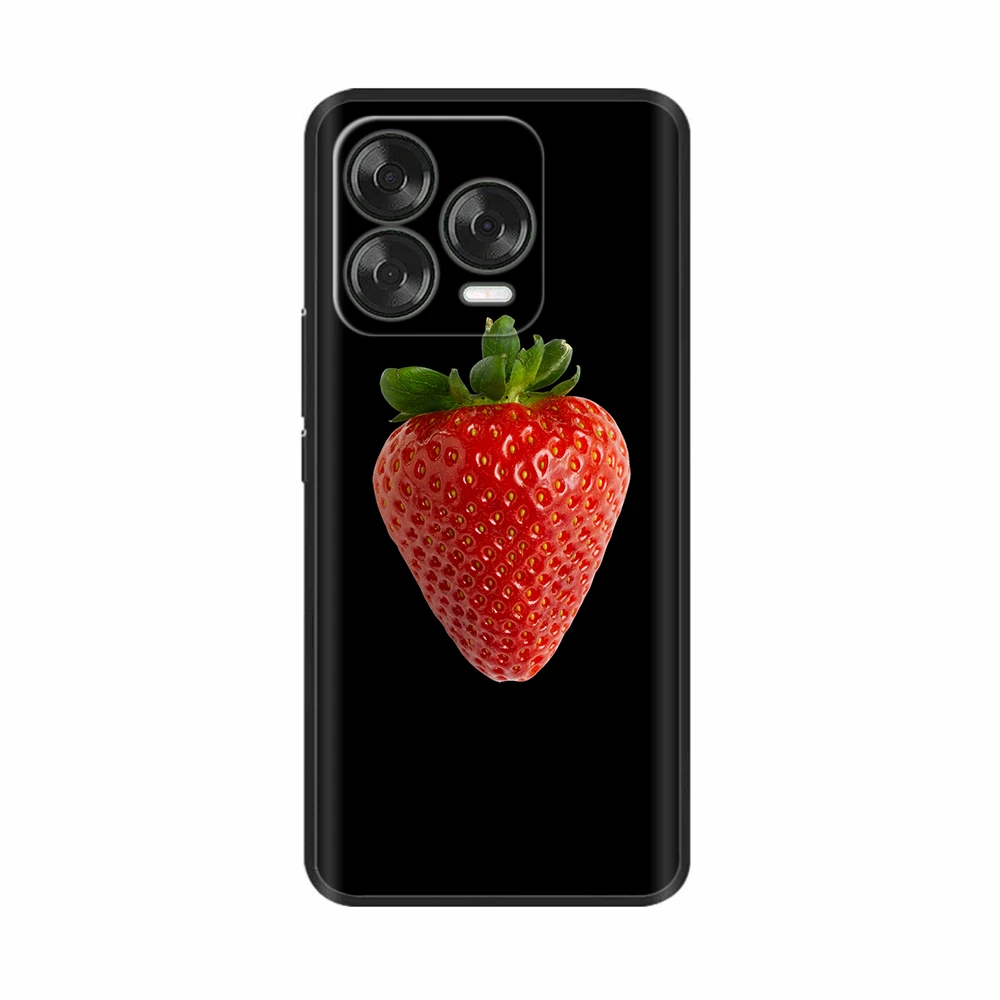 Luxury Black Silicone Back Cover - Elegant Design Case