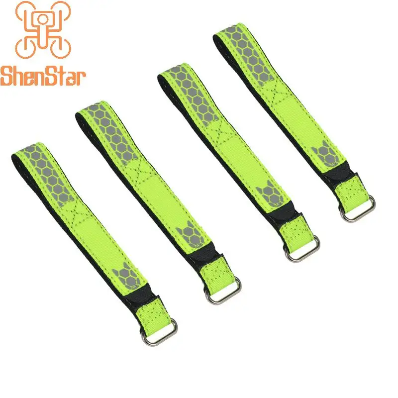 4pcs 20x260mm RC Battery Strap Tie Metal Buckle Magic Sticker Tape Lipo Battery Belt for FPV Drone Fixing Tool Reusable drone accessories,drone repair parts