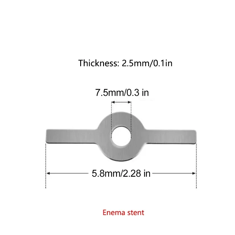 Household Meat Grinder Accessories, Stainless Steel Knife Mesh Blade, Enema Machine, Meat Grinder Orifice Plate Spare Parts