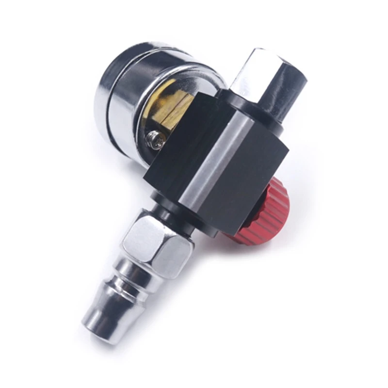 1/4” rozprašovací líčit zbraně vzduch měrný tlak regulátor 0 na 140 PSI adaptér pneumatické nářadí