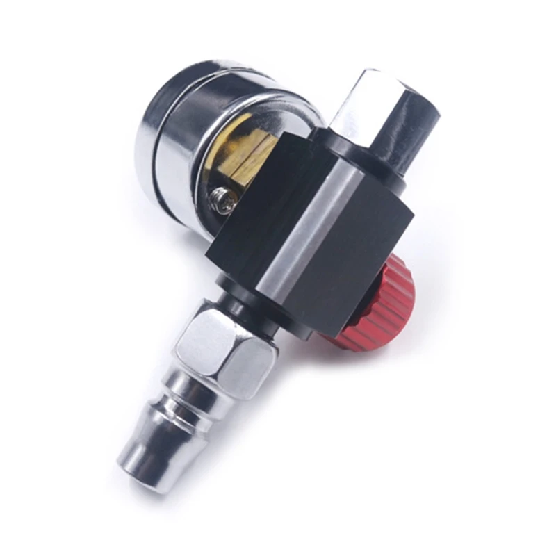 1/4β Spray Paint Guns Air Pressure Regulator 0 to 140 PSI Adapter Pneumatic Tool