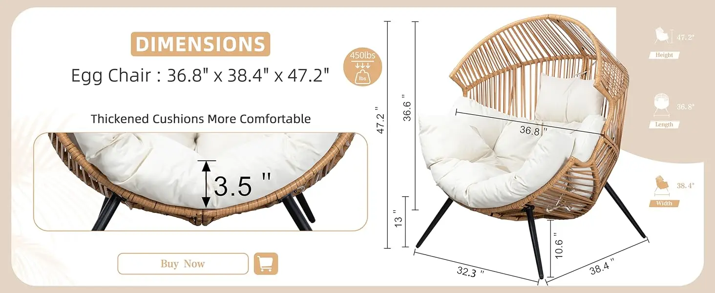 wicker egg chair
