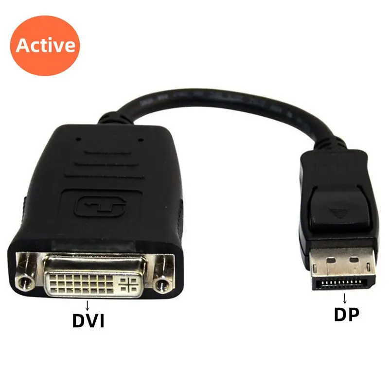 

4K 60HZ DP To DVI (24 + 5) Female Mini DisplayPort To DVI (24 + 5) Bus Mini DP/DP To DVI Active с трех на шесть экранов Eyefinity