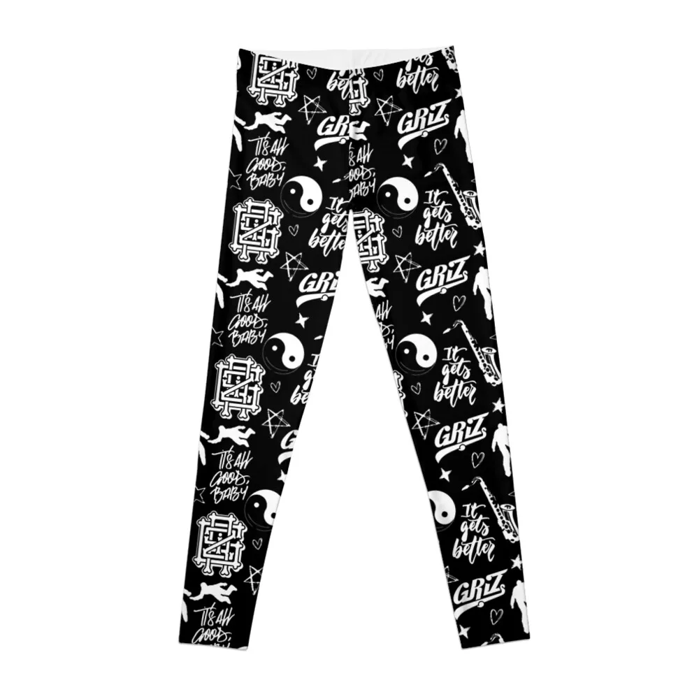 

Griz Pattern Leggings for fitness sports woman gym Womens Leggings