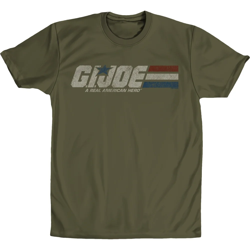 Vintage Distressed Army Green Graphic Tee