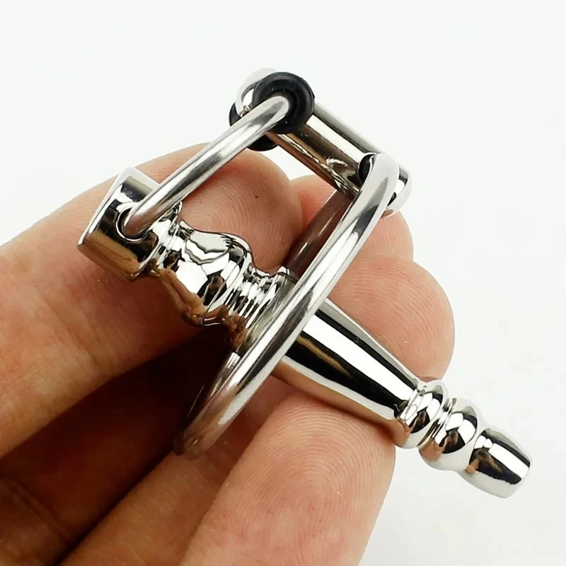 Male Urethral Sound toys Stainless steel Penis Plug Stretching Chastity Sounding Urethral Catheter Dilators Sex Toys For Men 18+