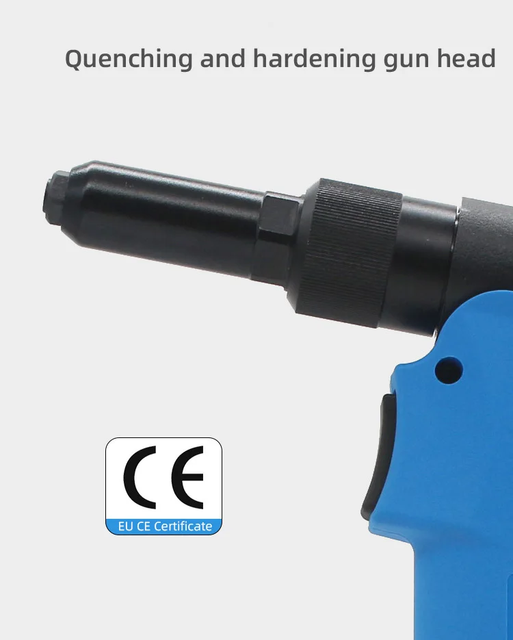 Pneumatic Rivet Gun Industrial Self-Priming Core-Pulling Heavy Duty Air Rivet Gun Stainless Steel Automatic Riveting Tools