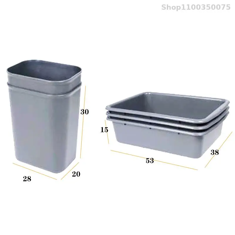 Stainless steel three-layer bowl car hotel restaurant five buckets collection trolley plate canteen dining car plastic dining ca