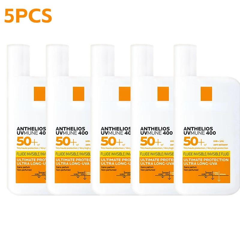 

5 шт. SPF50 + защита от солнца для лица и тела контроль жирности Освежающая нежирная подходящая жирная кожа чувствительная кожа УФ-защита водонепроницаемая