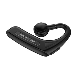 Waterproof Bone Conduction Wireless Sports Headphones with Microphone (Black)