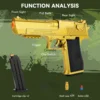 Desert Eagle Shell Ejecting Toys Gun Foam Blaster EVA Darts Shooting Games Education Toy Model Gifts for Kids Boys Girls 5