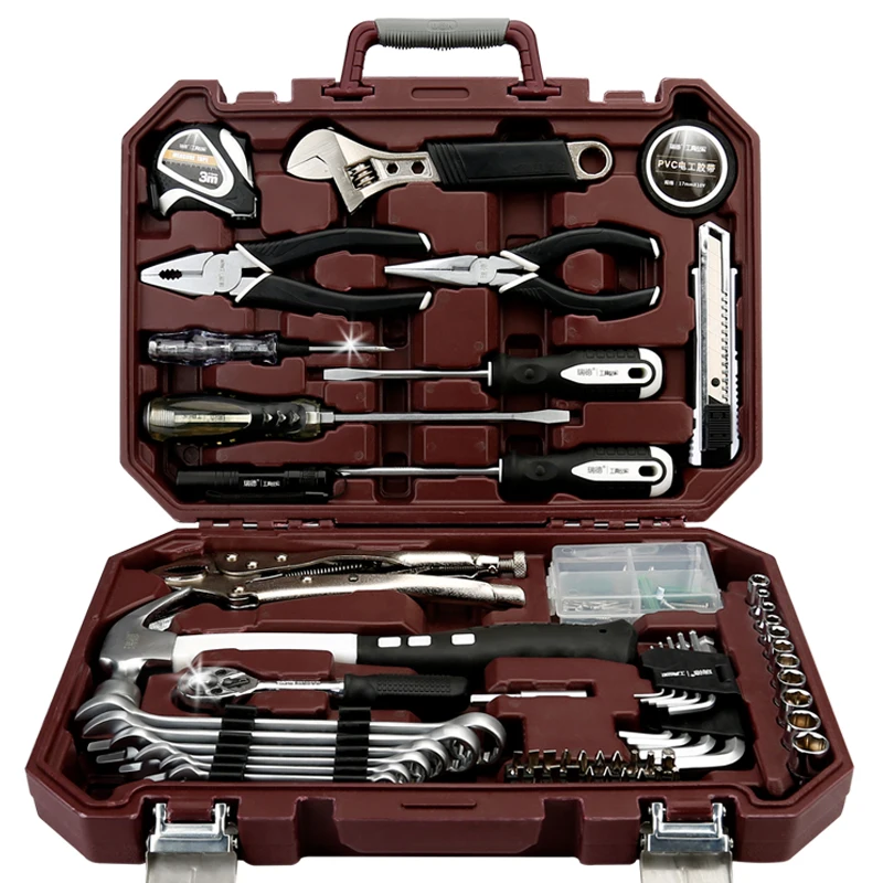 XK Home Tools Set Hardware Set Maintenance Electrician Combination Family Daily 40 socket wrench automotive maintenance tools combination suit household hardware kit mechanics socket head