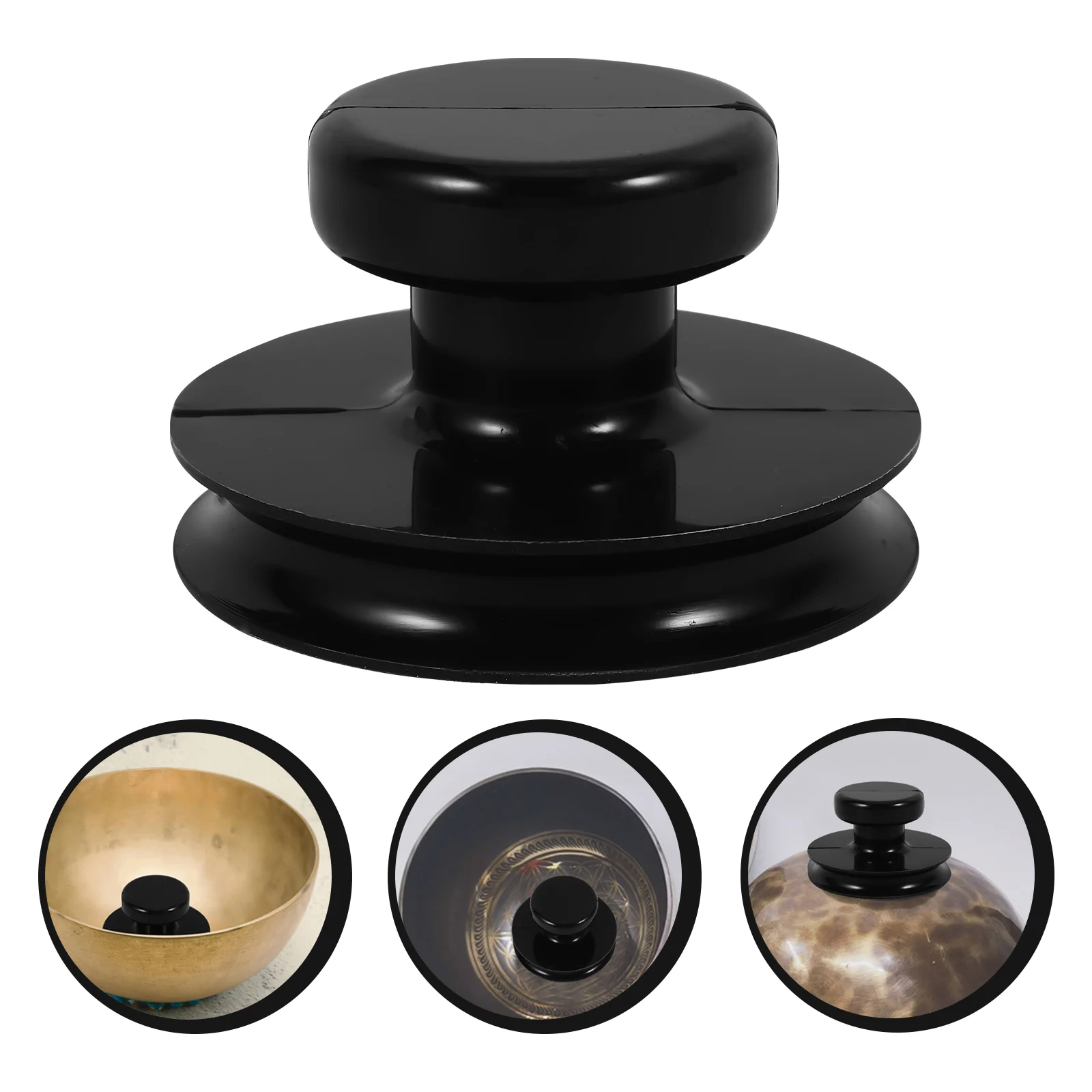 

Bowl Singing Handle Sound Suction Meditation Magnetic Lifterlifting Tibetan Holderbar Accessories Knob Handles Magnetics Round
